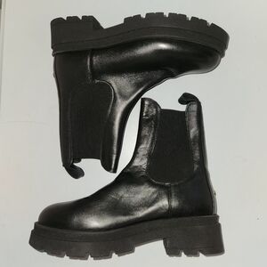 Anine Bing Women's Black Leather Boots EU 39